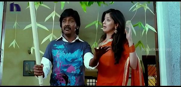  Lakshmi Rai In Red Saree Lawrence And Lakshmi Rai Romantic Kanchana Movie Scenes